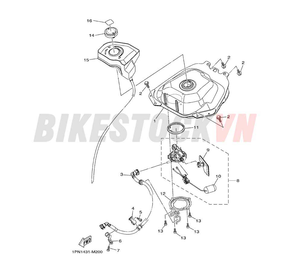 FUEL TANK (1PN1/2/3/4)